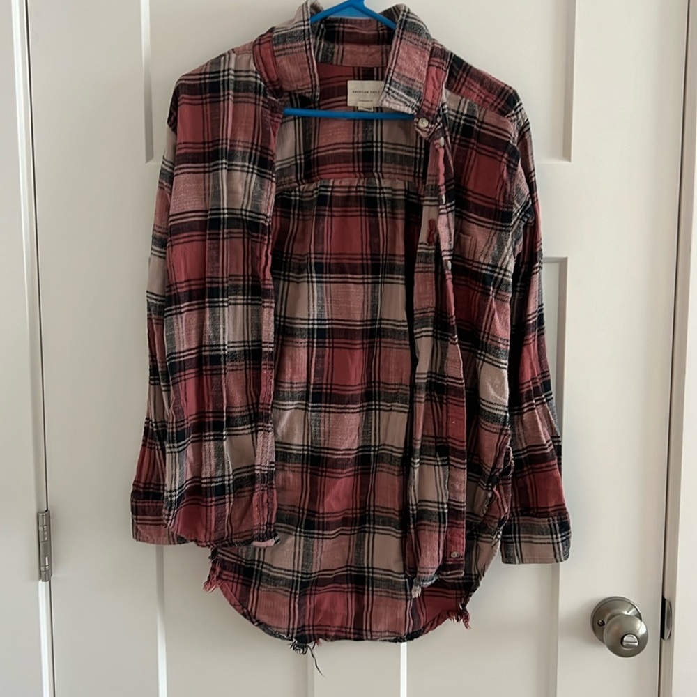 American Eagle oversized flannel